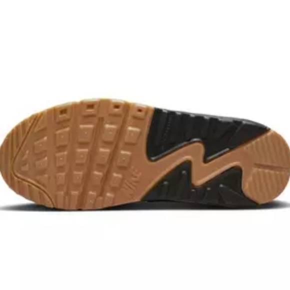 Nike Kids Air Max 90 Black and Red Sneakers - Picture 4 of 7